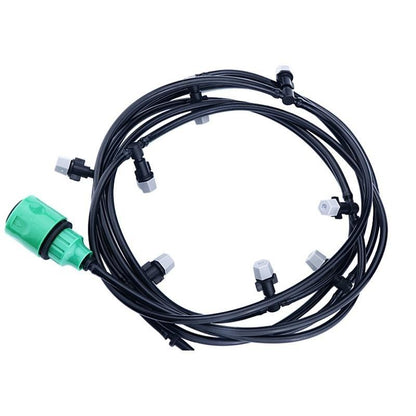 Adjustable Drip Irrigation System – 33 ft Hose with 10 Nozzles – Automatic Plant Watering for Garden Greenhouse & Patio