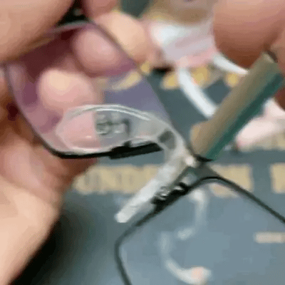 Plaquettes de nez transparentes en silicone antidérapant pour lunettes, lot de 5