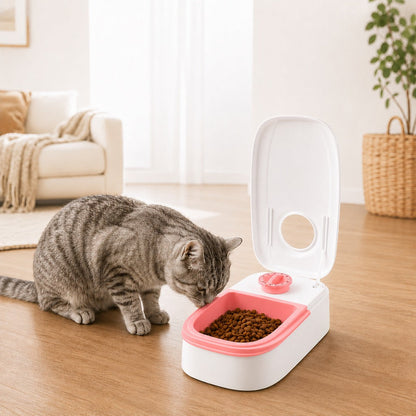 Ortekor 48-Hour Timed Pet Feeder for Cats & Small Dogs - Scheduled Meals for Workdays, Short Trips & Busy Pet Parents