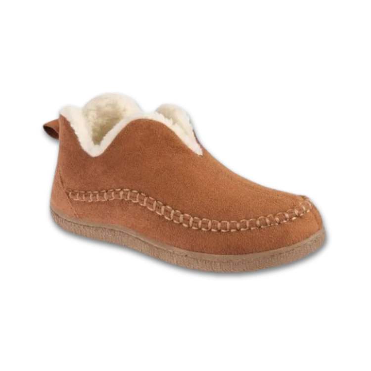 Women's Orthopedic House Slippers with Arch Support – Warm Fuzzy Indoor Outdoor Slip-On Shoes for Plantar Fasciitis