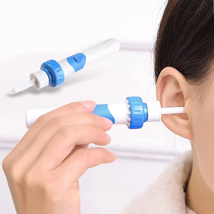 Ear Cleaner Cordless Gentle Vibration & Soft Silicone Tip