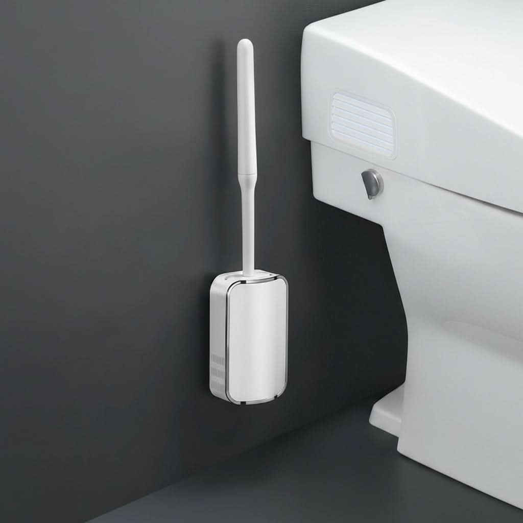 LUXCLEANSE – Wall Mounted Quick Dry Toilet Brush Set