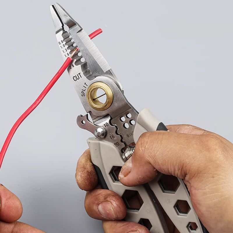 Professional Wire Stripper and Cutter Pliers for Electrical Work, Cable Prep, and Home Projects