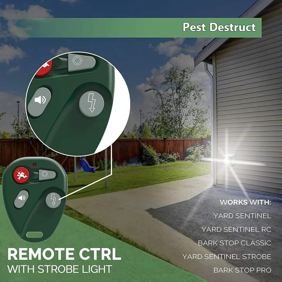 Solar-Powered Ultrasonic Wildlife Deterrent with Motion Sensor for Yards & Gardens – Harmless Pest Control Device