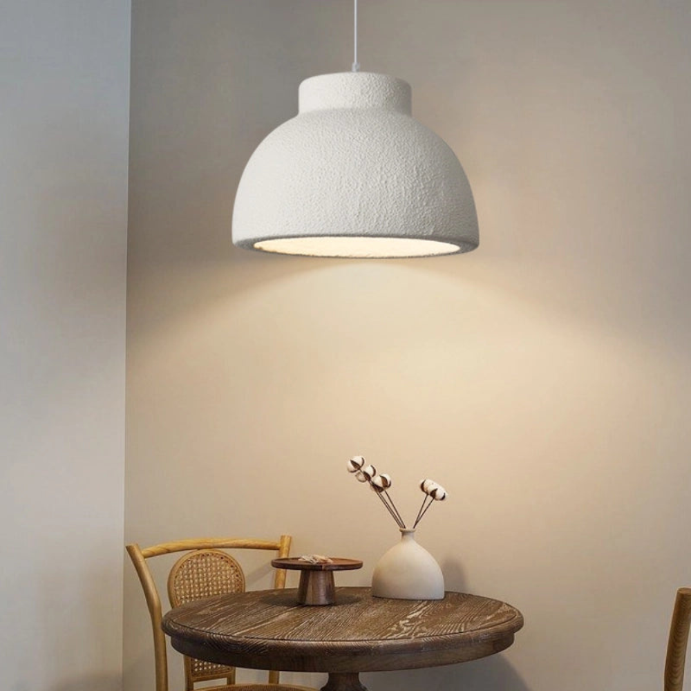 Plafonnier dôme 15 ou 23 pouces avec abat-jour en polystyrène blanc pour salle à manger, îlot de cuisine, chambre à coucher, cordon réglable, culot E26, mini moderne