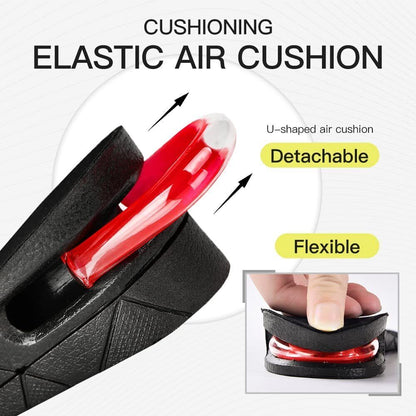 Semelles rehaussantes à hauteur réglable pour hommes – Inserts de chaussures amortissants avec design ventilé – Ajoutez de 2,5 à 9 cm