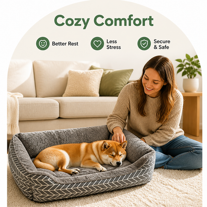 Ortekor Ultra-Soft Plush & Thick Cushion Pet Bed
