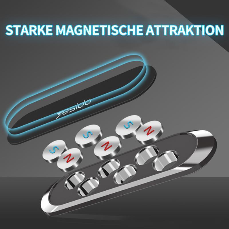Magnetic Car Phone Mount Holder for Dashboard & Vent, 360° Rotatable Nano Adhesive Universal Smartphone Cradle for iPhone Android Galaxy, Ha
