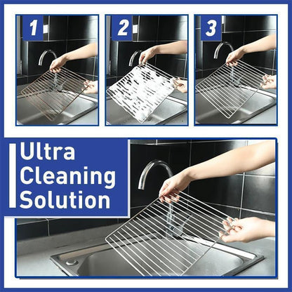 Multi-Surface Foaming Degreaser Spray for Kitchen Grease & Tough Stains – No-Rinse Formula for Cookware, Counters & Appliances