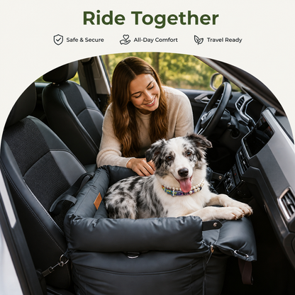 Ortekor Chew-Resistant & Washable Dog Car Seat