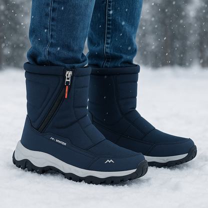Insulated Waterproof Snow Boots for Men & Women – Winter Hiking Footwear with Anti-Slip Grip & Thermal Lining