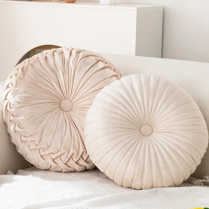 Fiora Decorative Cushion - Plush Polyester, Stylish Throw Pillow for Couch