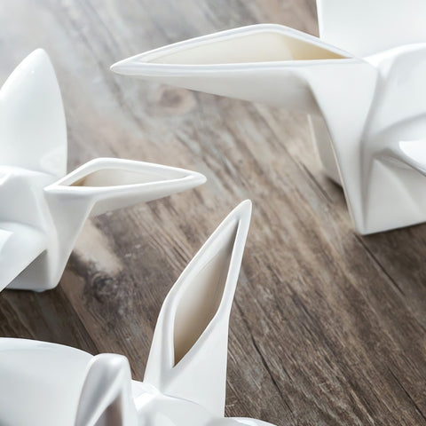 Oriana Bird Sculpture - Premium Ceramic, Minimalist Design