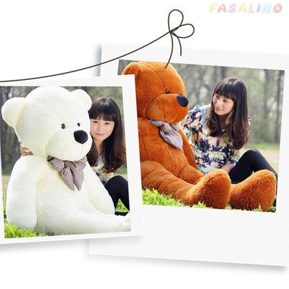Oversized Plush Bear Stuffed Animal – Huggable Jumbo Companion for Kids & Adults – Ultra Soft Cuddle Buddy for Bedroom Decor