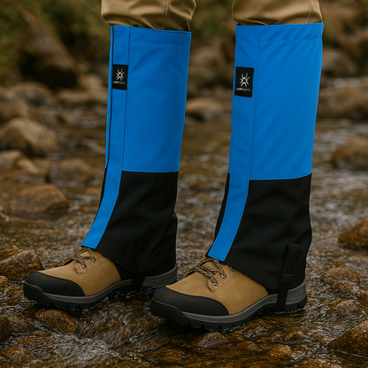 Waterproof Leg Gaiters for Winter Hiking & Snowshoeing – Insulated Snow Guards