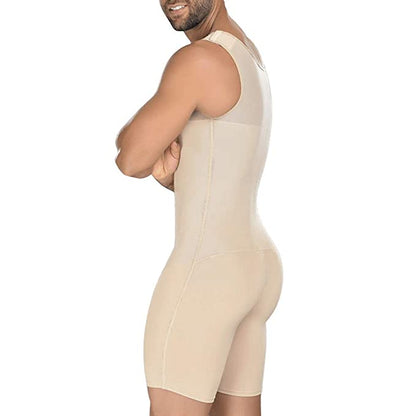 Men's Compression Shaper Undershirt with Posture Support for Stomach Slimming & Torso Firming