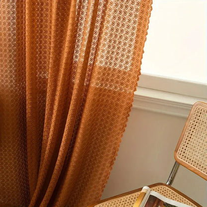 SunWeave – Bohemian Crochet Curtain