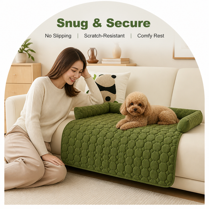 Ortekor Non-Slip & Scratch-Resistant Plush Pet Mat