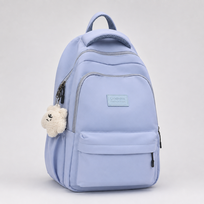 Large Nylon Travel Backpack with Padded Laptop Sleeve & Organized Pockets for School, Work & Commuting – Men Women Students