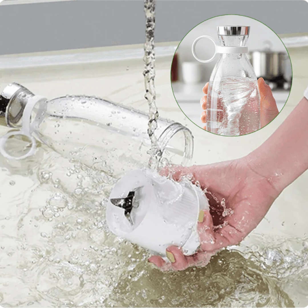 Mixeur personnel rechargeable par USB, bouteille de 500 ml pour smoothies, jus et shakes protéinés, idéal pour les déplacements, le sport, la maison, le bureau et l'entraînement