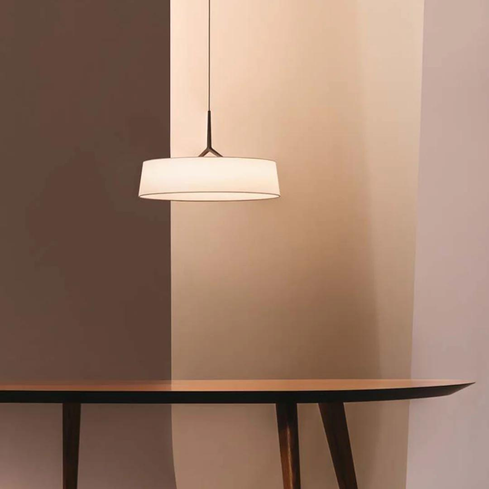 Suspension luminaire LED en métal de 46 cm de diamètre avec cordon ajustable pour comptoir de cuisine et coin repas