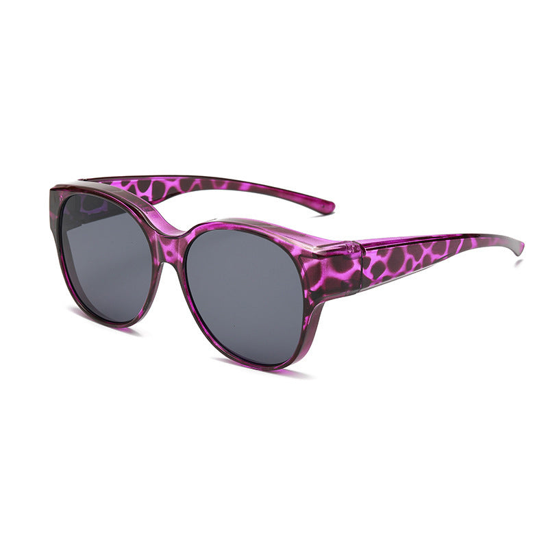 Polarized Over-Prescription Sunglasses UV400 Cat-Eye Wraparound Shades for Women & Men Driving Fishing Outdoor