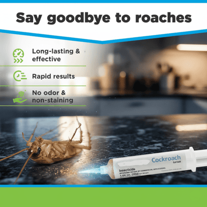 Roach Eliminator Gel for Kitchens & Bathrooms – Fast-Acting Indoor Pest Treatment for Home & Commercial Use