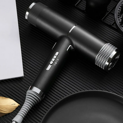 1100W Lightweight Blow Dryer with Ionic Technology for Smooth Styling, Compact Travel Design, Fast Airflow, Anti-Frizz Performance