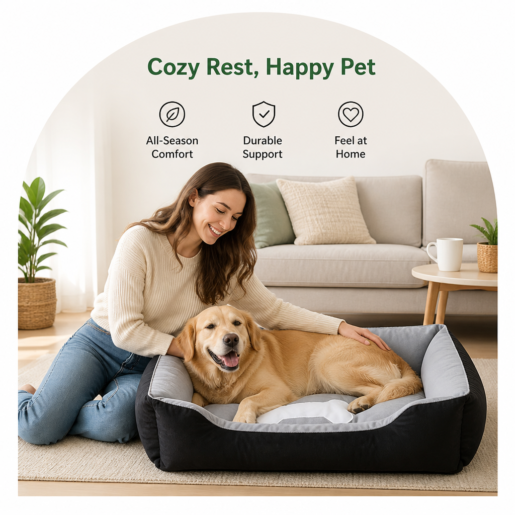 Ortekor All-Season High-Resilience Dog & Cat Bed