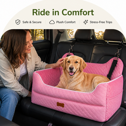 Ortekor Thick Padded Dog Booster Seat (Removable & Washable Cover)