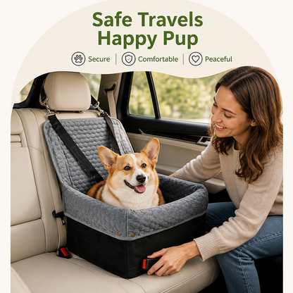 Ortekor Non-Slip Memory Foam & Adjustable Straps Booster Seat (Removable Cover)