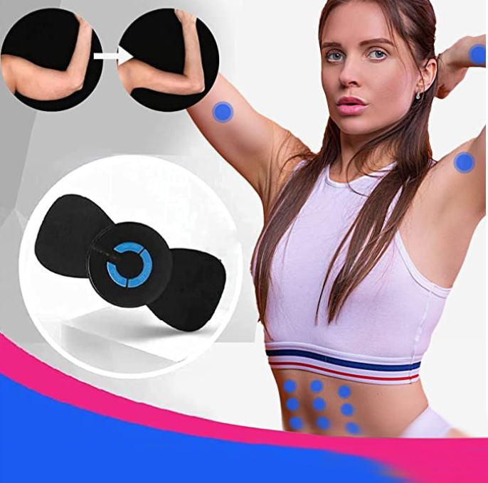 EMS Pulse Massager for Neck Shoulders Legs Arms Back Pain Relief Adjustable Intensity Portable Muscle Stimulator