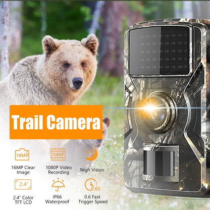 Wildlife Watcher | 1080P Night Vision Game Camera with Fast Trigger Speed | Durable Outdoor Monitoring Solution