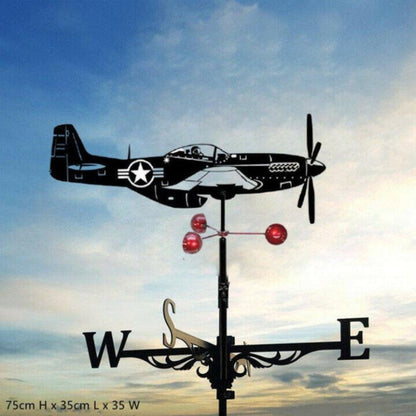 Decorative Weather Vane for Yard – Stainless Steel Wind Direction Indicator, Weatherproof Garden Accent