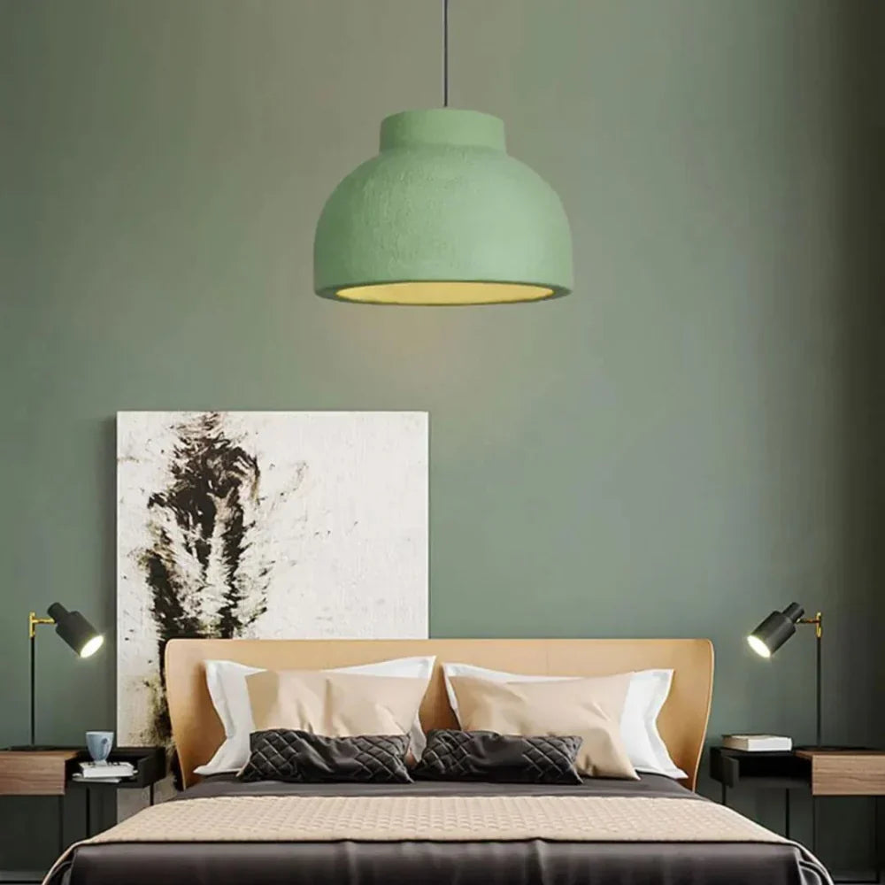 Plafonnier dôme 15 ou 23 pouces avec abat-jour en polystyrène blanc pour salle à manger, îlot de cuisine, chambre à coucher, cordon réglable, culot E26, mini moderne