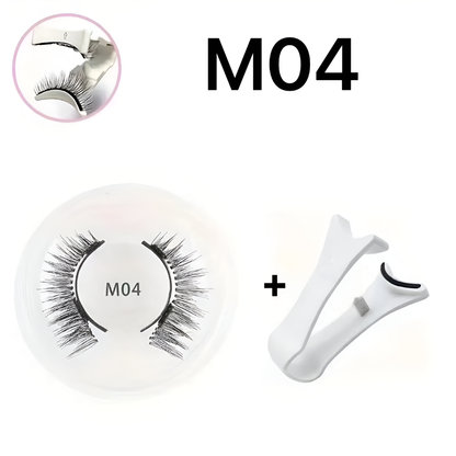 Reusable Magnetic False Eyelashes with Precision Applicator for Natural Volume & All-Day Wear