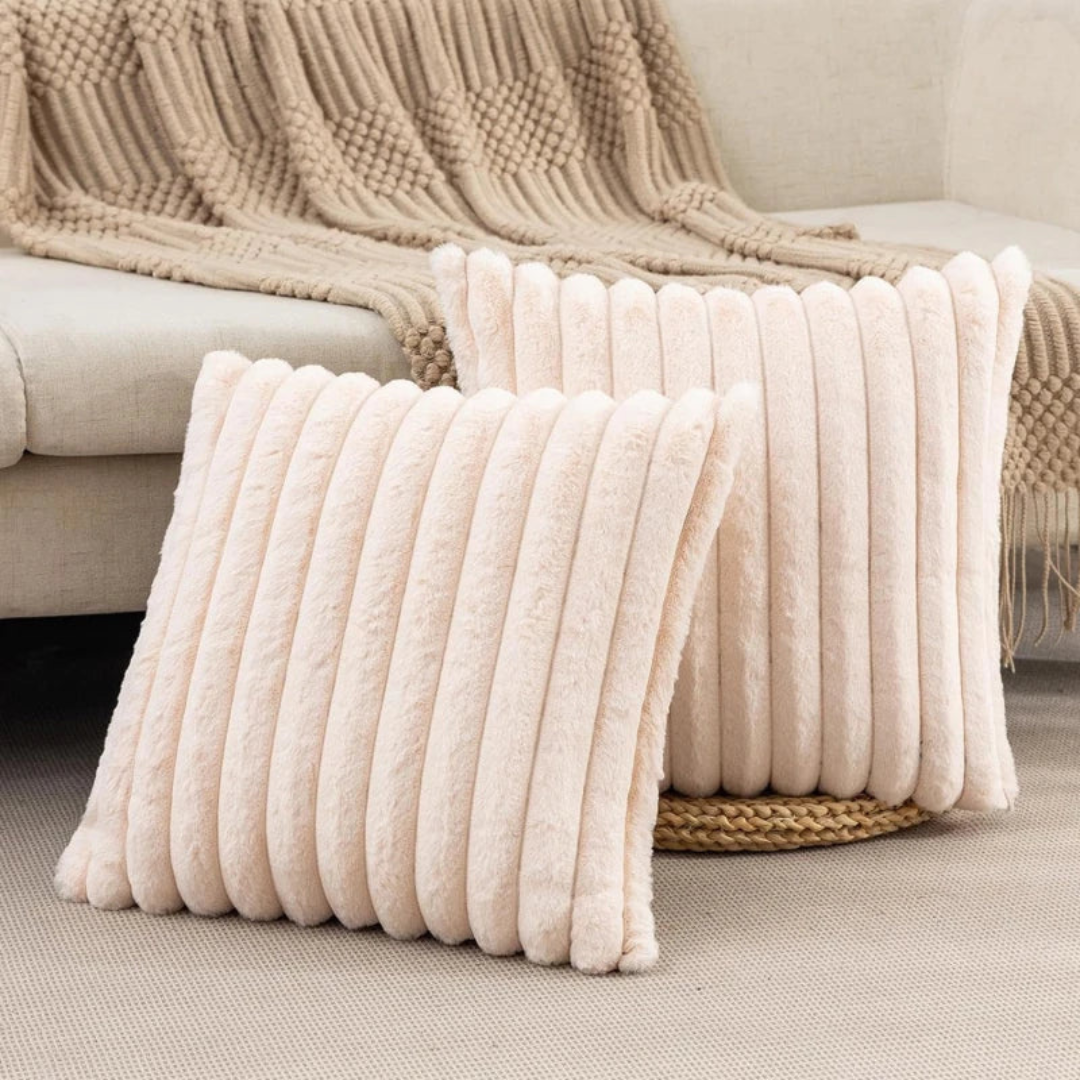 Plush Velvet Throw Pillow Cover – Soft Decorative Cushion Case for Couch, Bed & Living Room