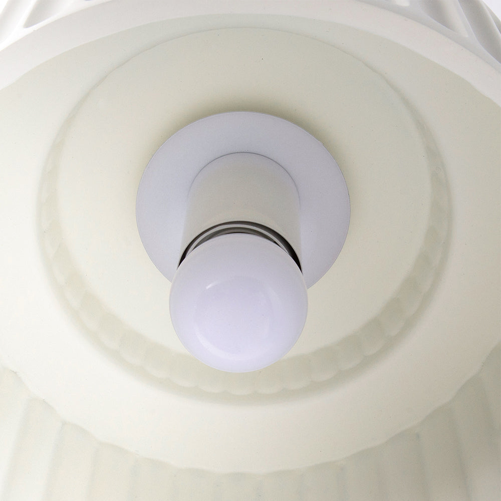Plafonnier encastré en résine, douille E27, abat-jour texturé blanc pour cuisine, chambre, couloir, style moderne, minimaliste et scandinave à profil bas