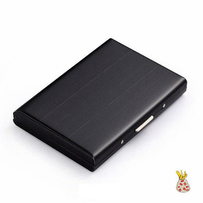 Slim Metal Card Holder with RFID Blocking Technology for Credit Cards & Cash