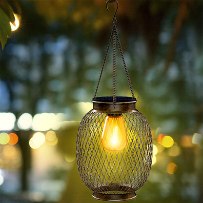 Lanterne solaire à suspendre avec éclairage LED intégré – Lumière chaude pour porche, jardin et terrasse