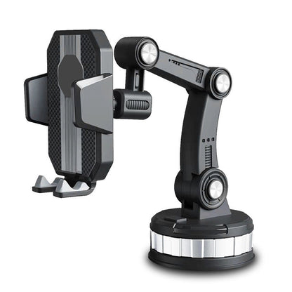 Adjustable Windshield Phone Mount with Extendable Arm for Smartphones & GPS Navigation in Cars, Trucks, SUVs