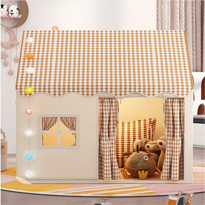 Kids Indoor Play Tent House with Spacious Interior for Imaginative Play, Creative Fun & Entertainment