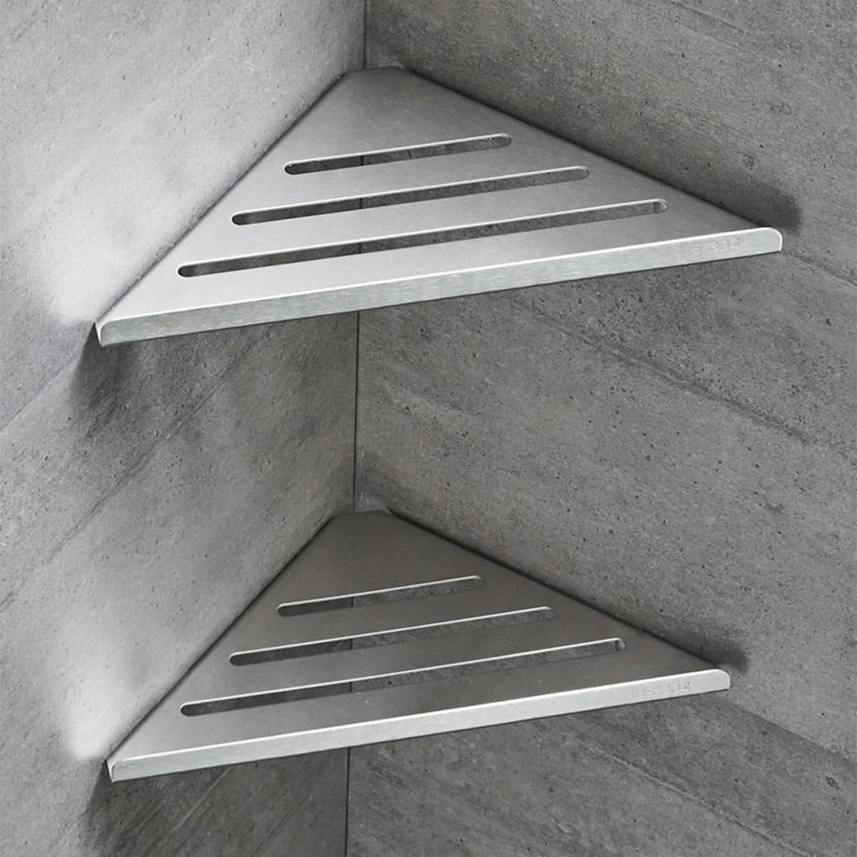 STEELCORNER – Stainless Steel Corner Shower Shelf Organizer