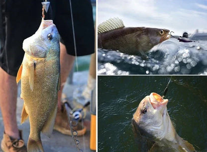 Collapsible Fishing Rod with Aluminum Reel for Travel and Hiking Adventures