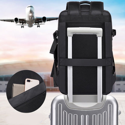 Professional Laptop Backpack with USB Charging Port for Work, School & Travel - Water-Resistant Commuter Daypack for Men & Women