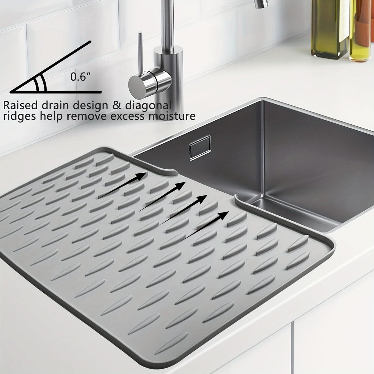DRAINFLOW – Tapis de séchage pour évier de cuisine