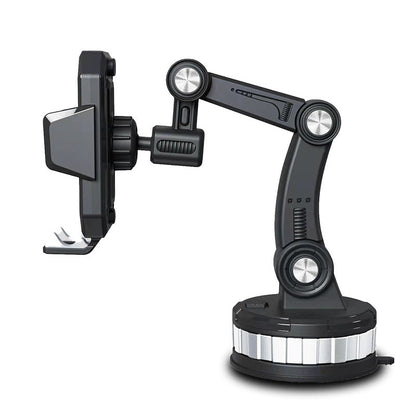 Adjustable Windshield Phone Mount with Extendable Arm for Smartphones & GPS Navigation in Cars, Trucks, SUVs