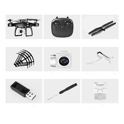 Aerial Camera Quadcopter 4K Ultra HD Live View GPS Auto-Return Foldable Remote Control for Outdoor Photography Travel Vlogging