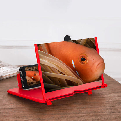 Smartphone Screen Magnifier Stand 3X Enlarger for Movies, Gaming & Video Calls HD Mobile Display Enlarger