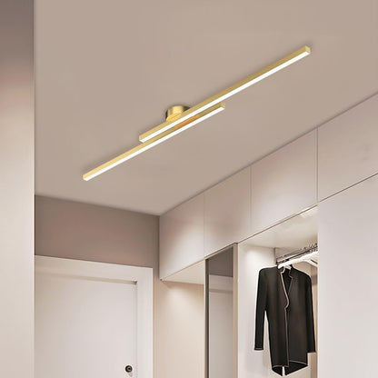 Plafonnier LED encastré — Disque rond à profil bas de 21 cm pour chambre, couloir, entrée — Montage en surface moderne en aluminium et acrylique avec